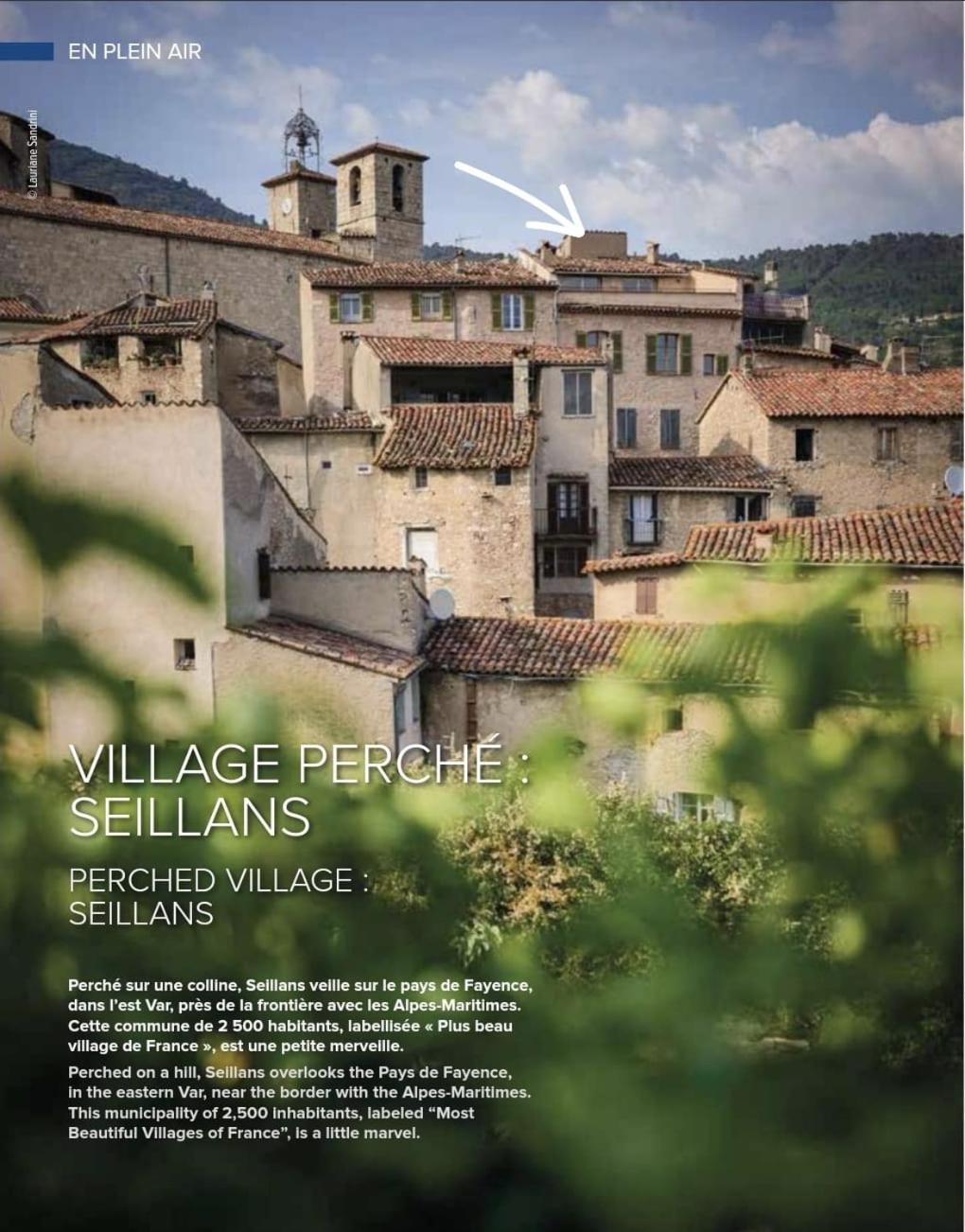 Au Coeur De Seillans, Charmant Logement, Grande Terrasse Et Panorama Exterior foto